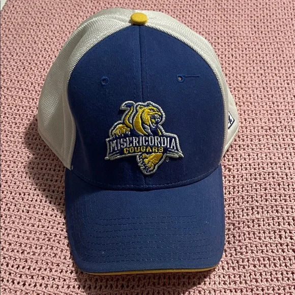 Misericordia Cougars Blue and White Cap - Picture 1 of 6